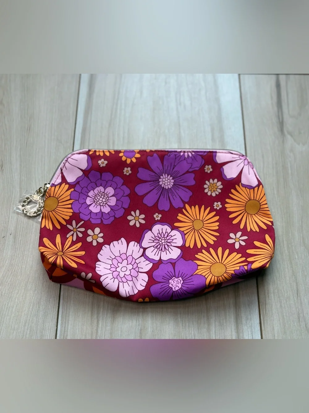Estée Lauder Cosmetic Bag Bundle x Ladurée Floral Makeup Pouches Travel Case Set
